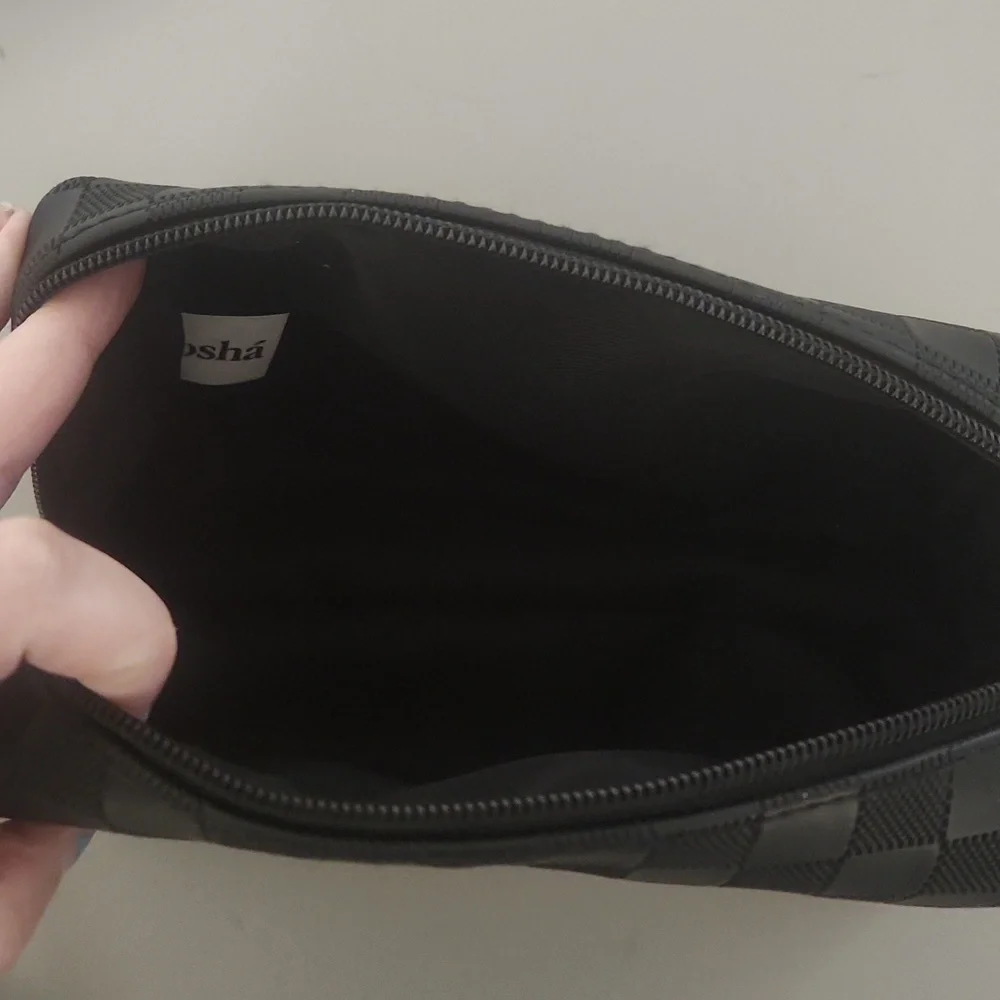 Maison Mosha NWOT Black Cosmetic Bag